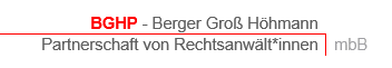 Berger Groß Höhmann & Partner Rechtsanwälte Logo